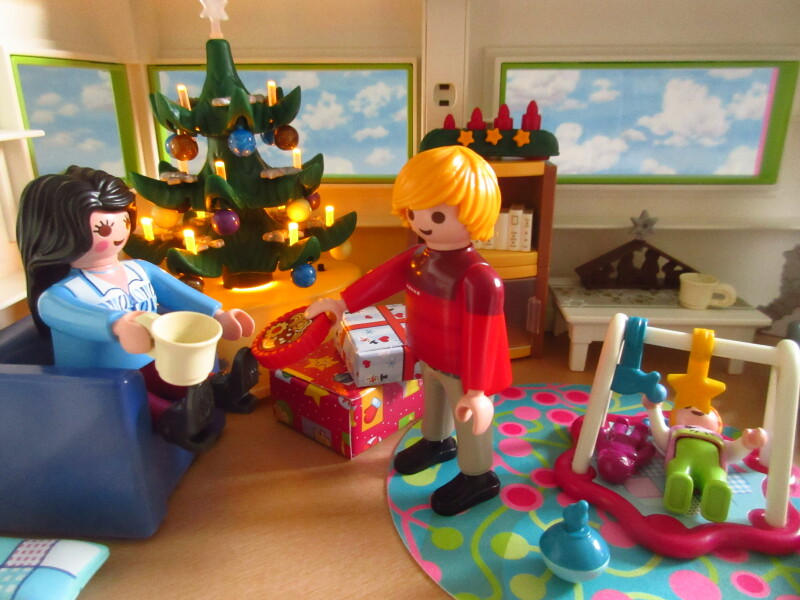 It's advent for the Playmobil people in our house...
