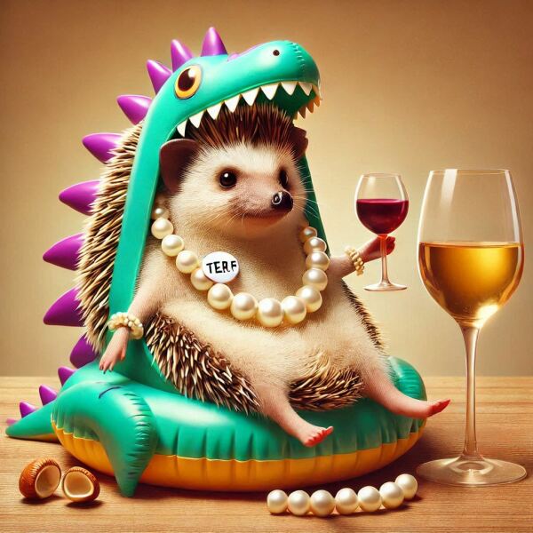 The Bluestocking - the one with the Christmas stocking