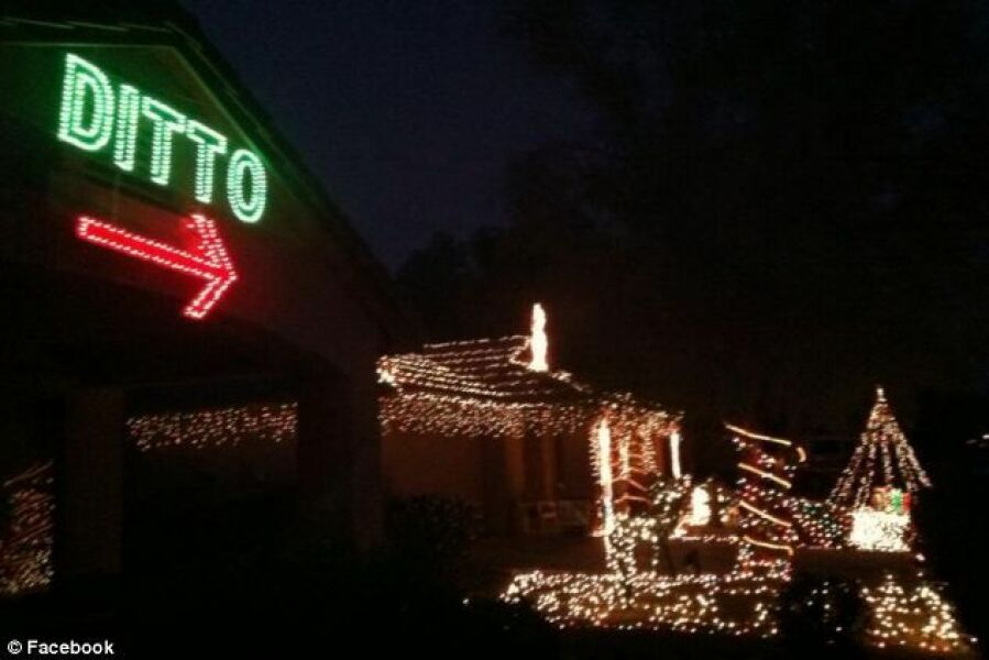 Tacky Christmas gardens ..
