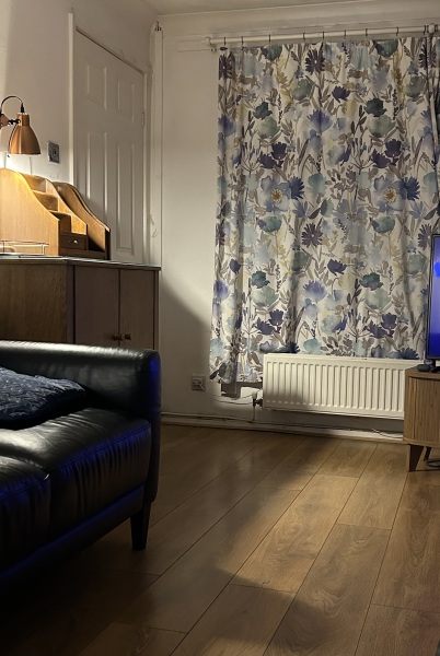 Curtains too short for living room?