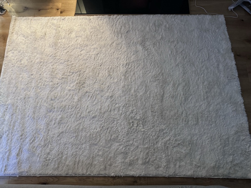 Advice please. Does this rug look stupid? Do I need a bigger one?