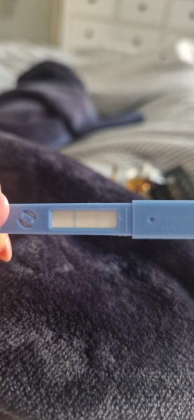 Clear blue test. Evap line or positive
