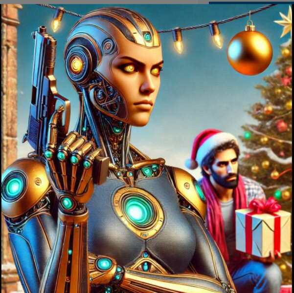 The Bluestocking - the one with the Christmas stocking