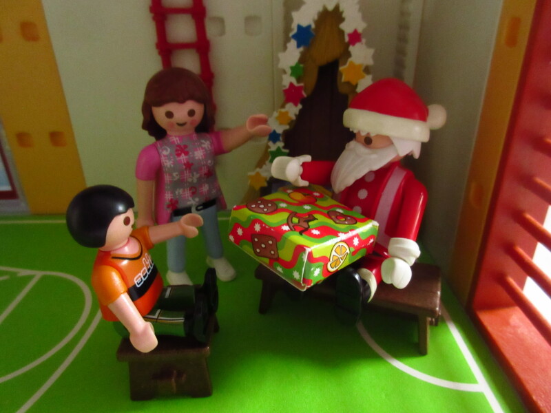 It's advent for the Playmobil people in our house...