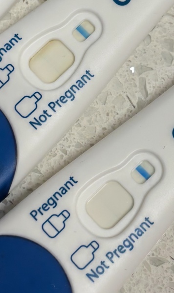 Positive or evap? Seem to get darker with time.