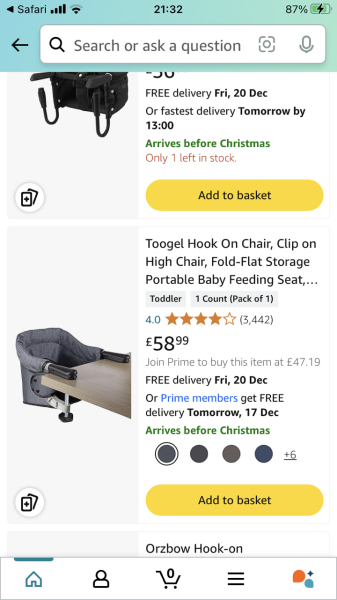 To think she could have sat in a normal chair?