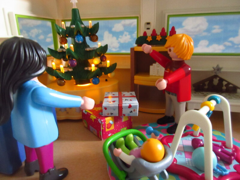 It's advent for the Playmobil people in our house...
