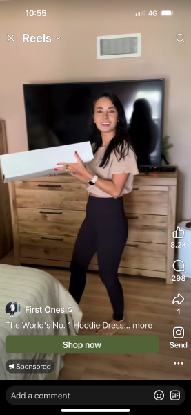Husband watches Fb reels with half naked women