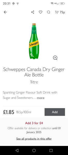 Ginger mixer with brandy/whiskey - advice please?