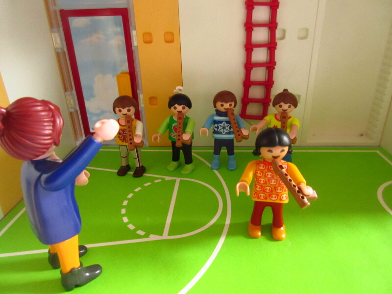 It's advent for the Playmobil people in our house...