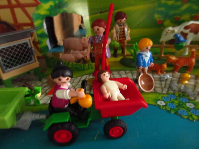 It's advent for the Playmobil people in our house...