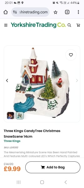 Did the UK ever succumb to the 90s US craze for Christmas villages?