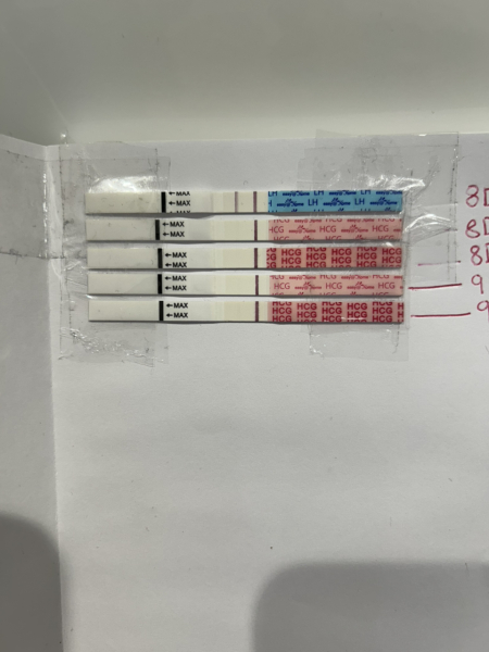 8 dpo very faint line?