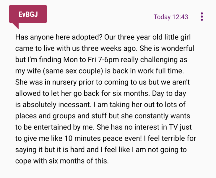 Help and advice for new adopter please