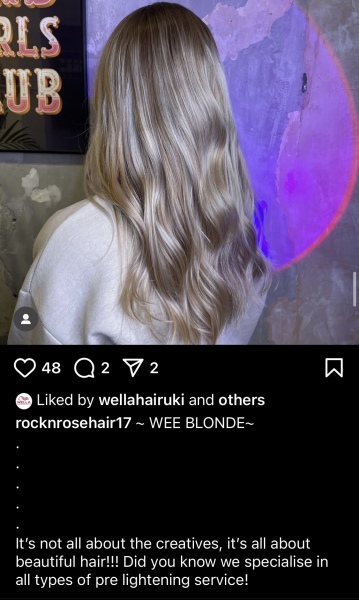To ask for your hair blondening recommendations in the Edinburgh area