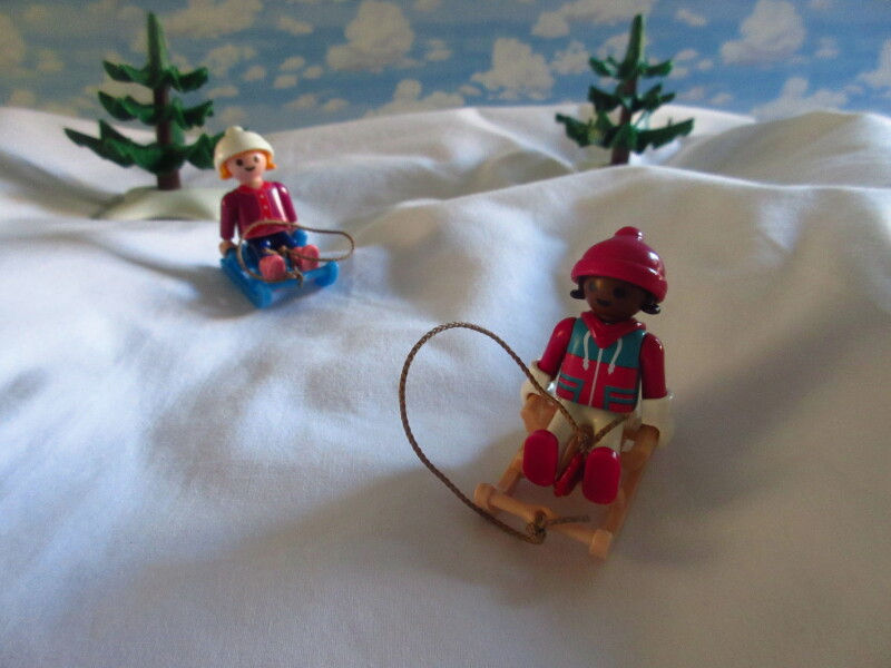 It's advent for the Playmobil people in our house...