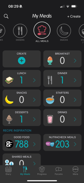 Food tracking app recommendations