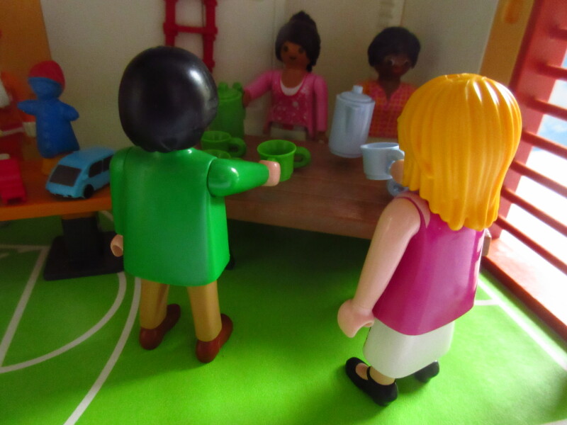 It's advent for the Playmobil people in our house...