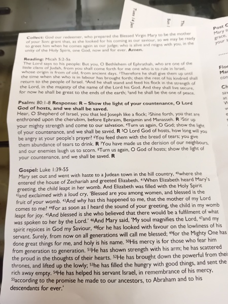 Sharing Sunday services