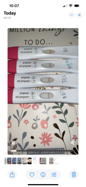 Need some advice bfp at 10dpo yesterday and today now brown when wiped??
