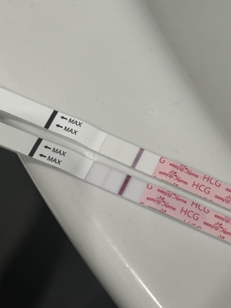 When did everyone get their first clear positive test?