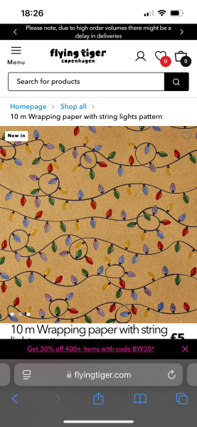 What wrapping paper have you gone for?