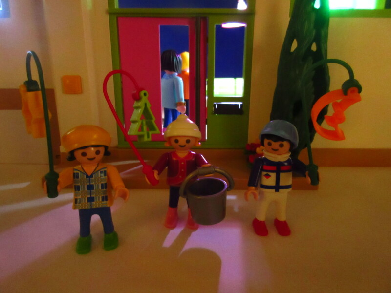 It's advent for the Playmobil people in our house...