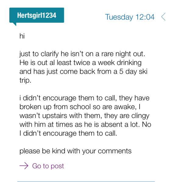 Angry at comment