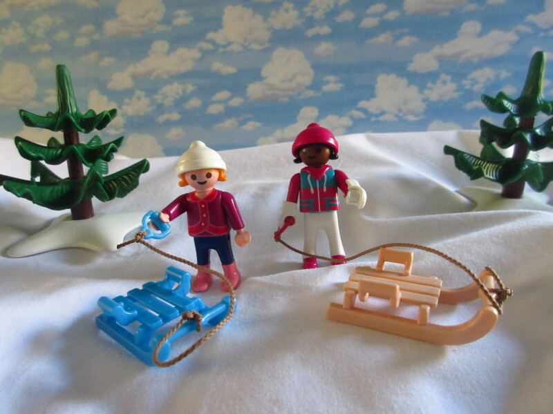 It's advent for the Playmobil people in our house...