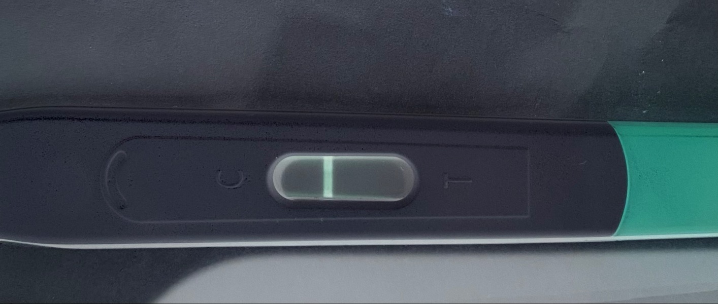 very faint positive but bleeding? 🩸