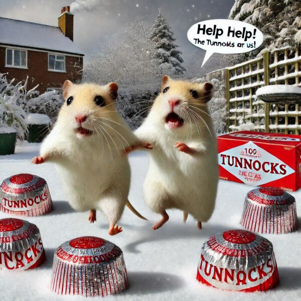 The Bluestocking - the one with the Christmas stocking