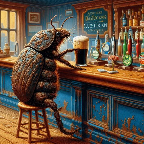 Bluestocking: the one where Boiled gets to the bar first!