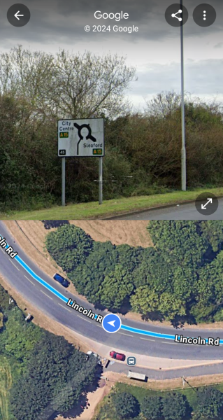 Road layout confusion