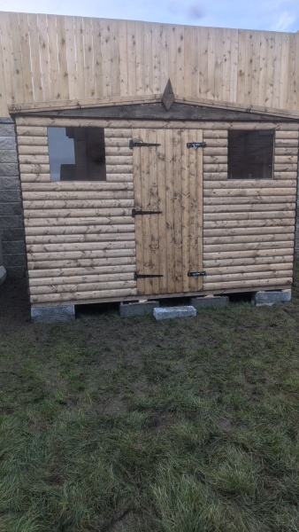 What could I put in front of these concrete blocks to disguise them?