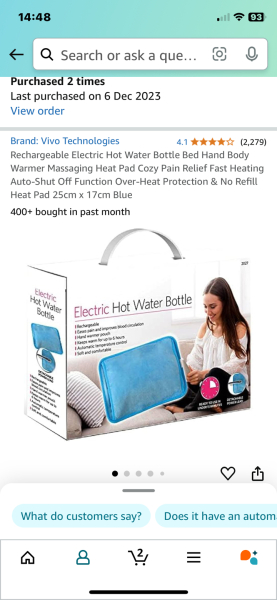 To use a ten year old hot water bottle?