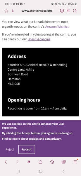 Which supermarkets in Glasgow or west of Scotland have SSPCA donation baskets?