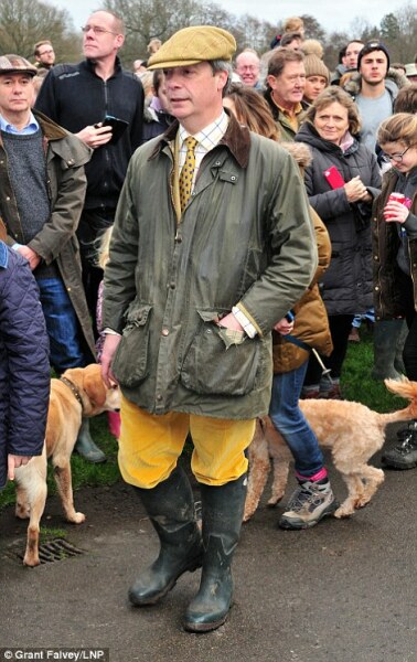 Seeing that Repulsive Nigel Farage everywhere now