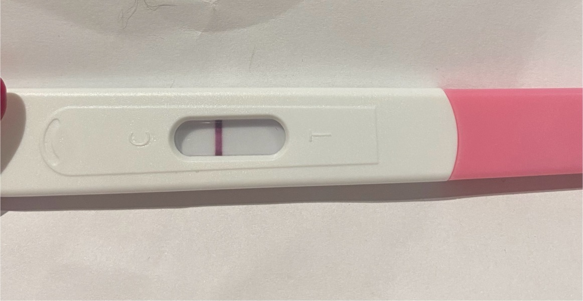 very faint positive but bleeding? 🩸