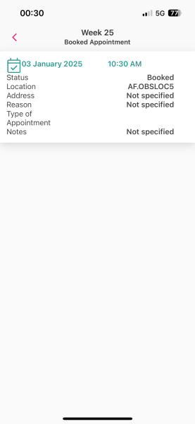 Appointment
