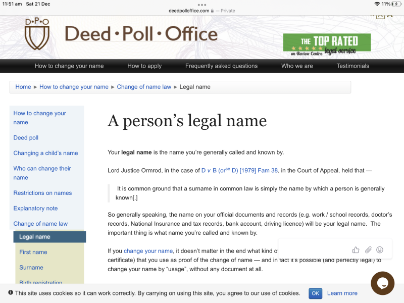 Husband Won't Correct My Name