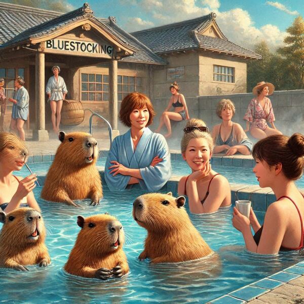 The Bluestocking - the one with the Christmas stocking