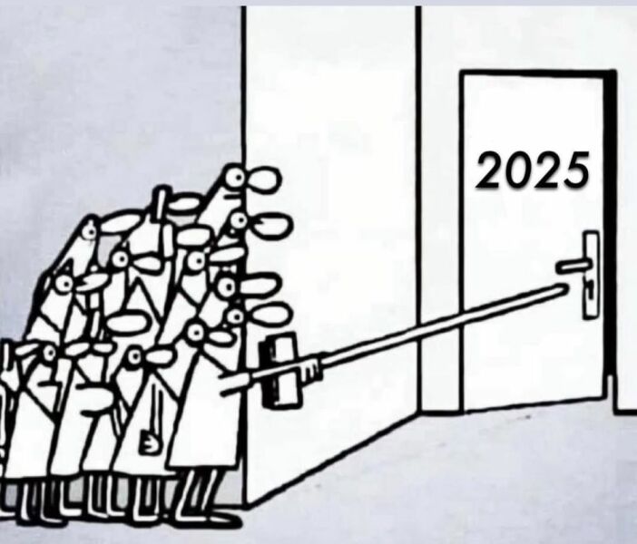 Pleased 2024 is almost over. What are you hoping for in 2025?