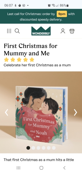 No Christmas card from my baby