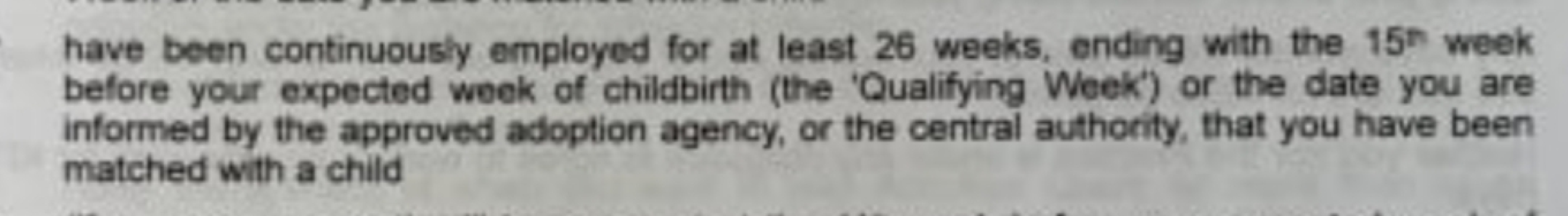 Unpaid leave before maternity leave