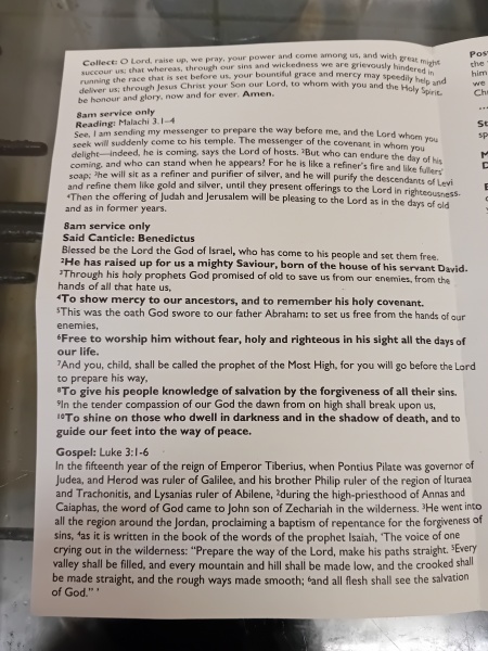 Sharing Sunday services