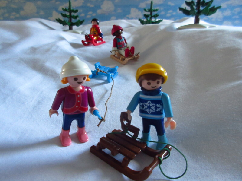 It's advent for the Playmobil people in our house...