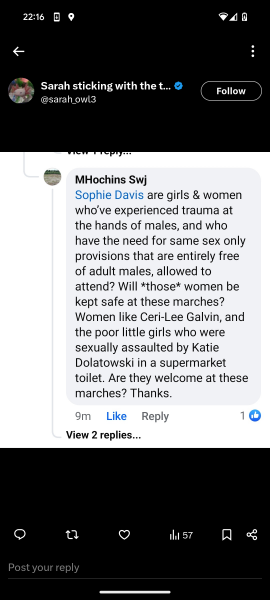 The “women’s march” that’s all about the men.