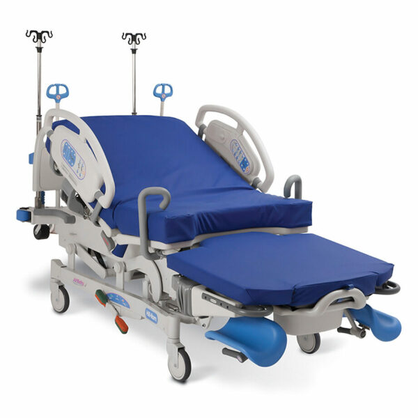 What type of bed was I forced to give birth on?