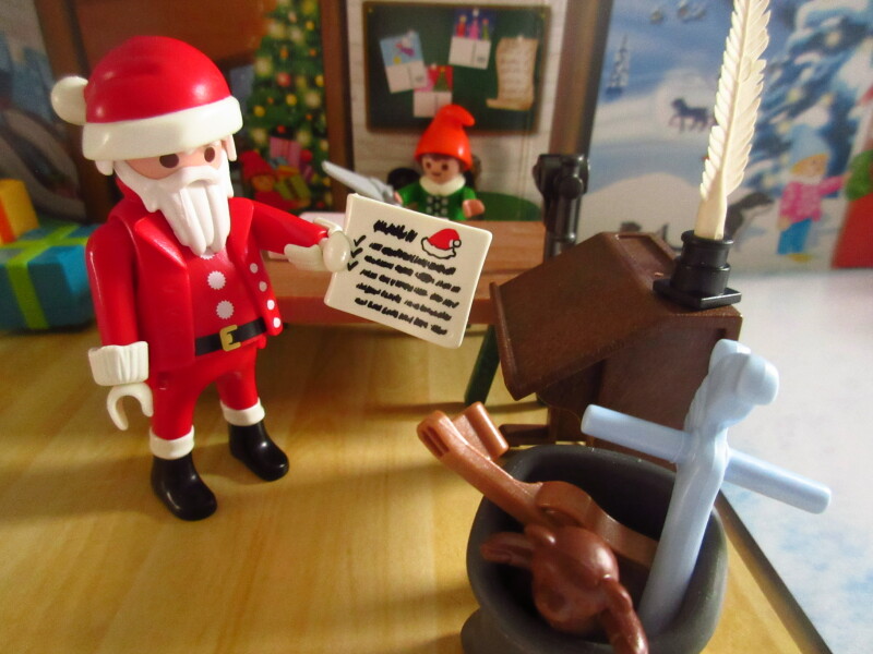 It's advent for the Playmobil people in our house...