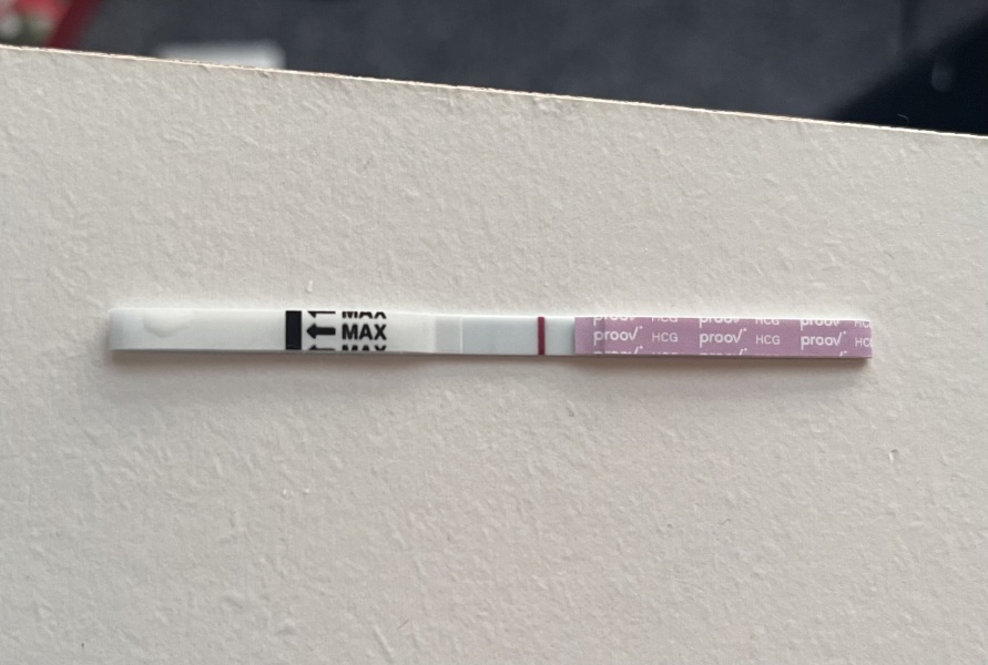 Confused about lines on hcg test?!